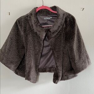 Cozy Faux Fur Jacket - Brown